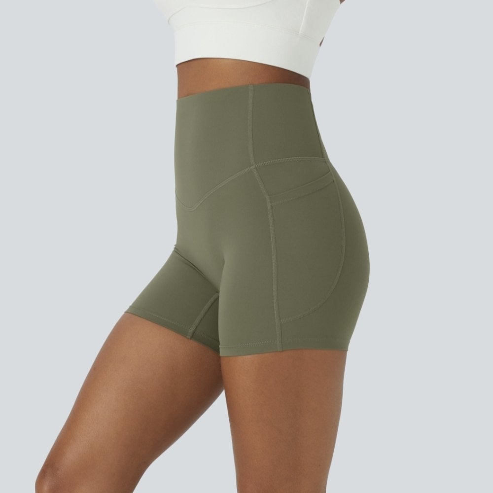 Halara So Cinched Biker Shorts